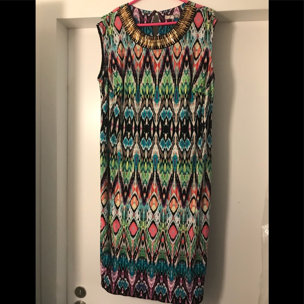 EUC Dress Barn Ikat Dress — size 18W